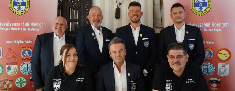 Vertragsunterzeichnung Prinzenpaar 2025/26