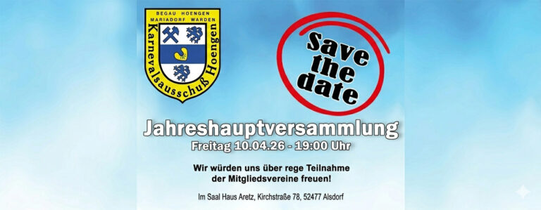 Jahreshauptversammlung